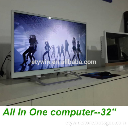 All in one pc,Gaming pc, with DIY computer hardware 21.5" LED monitor big screen all in one pc case